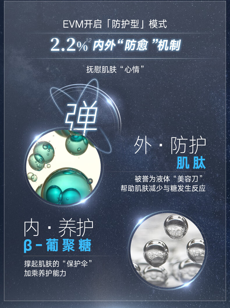 evm 寡肽面霜20g （滋润型）尝鲜装小银罐抗皱面霜淡化紧致细纹皱纹