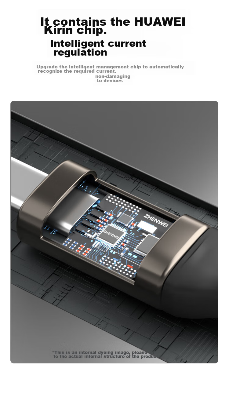 Кабель ZHENWEI USB Type-C - USB Type-C, 0.5 метра, 100W