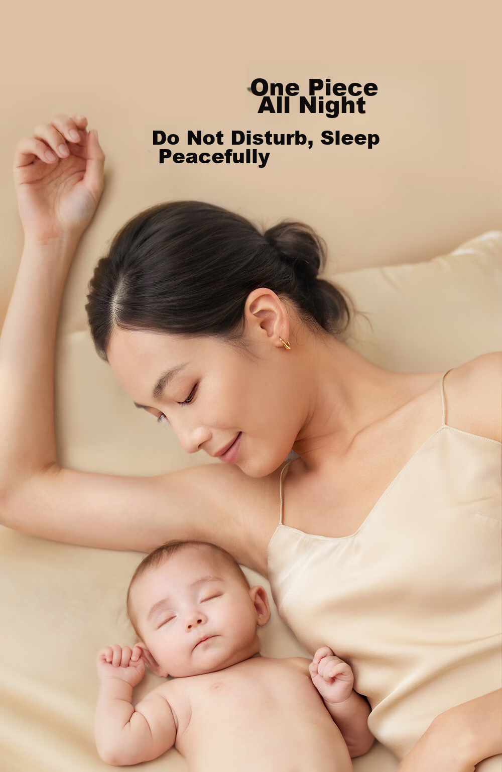 Подгузники Bebebus Ultra-Thin Breathable Diapers, размер NB, 54 шт., для новорожденных, для сна, на всю ночь