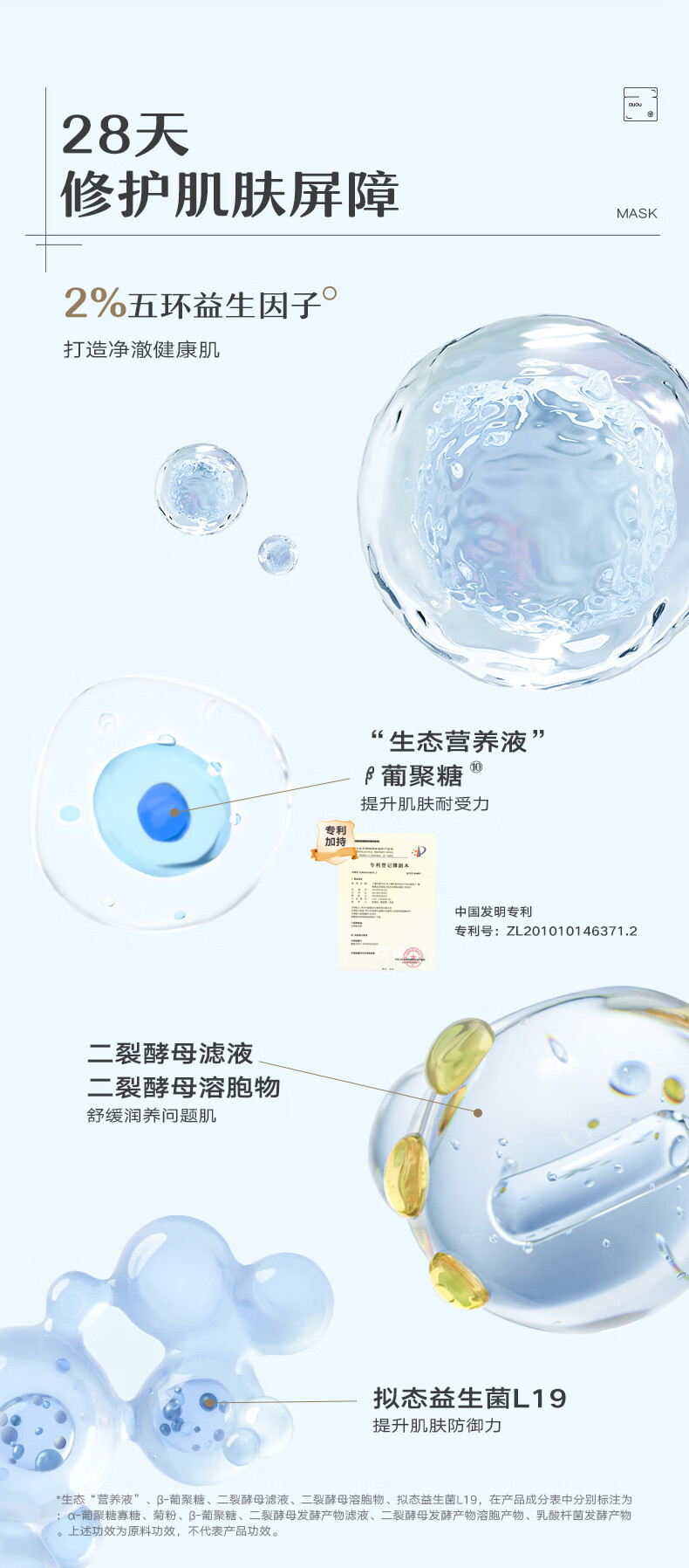 艾遇（AUOU）泥膜3代清洁泥膜学生情人节礼物送女友男士收缩毛孔淡化黑头100g