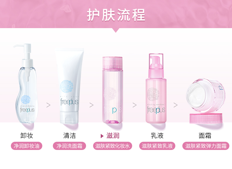 芙丽芳丝爽肤化妆水滋肤清爽freeplus保湿补水男士女130ml