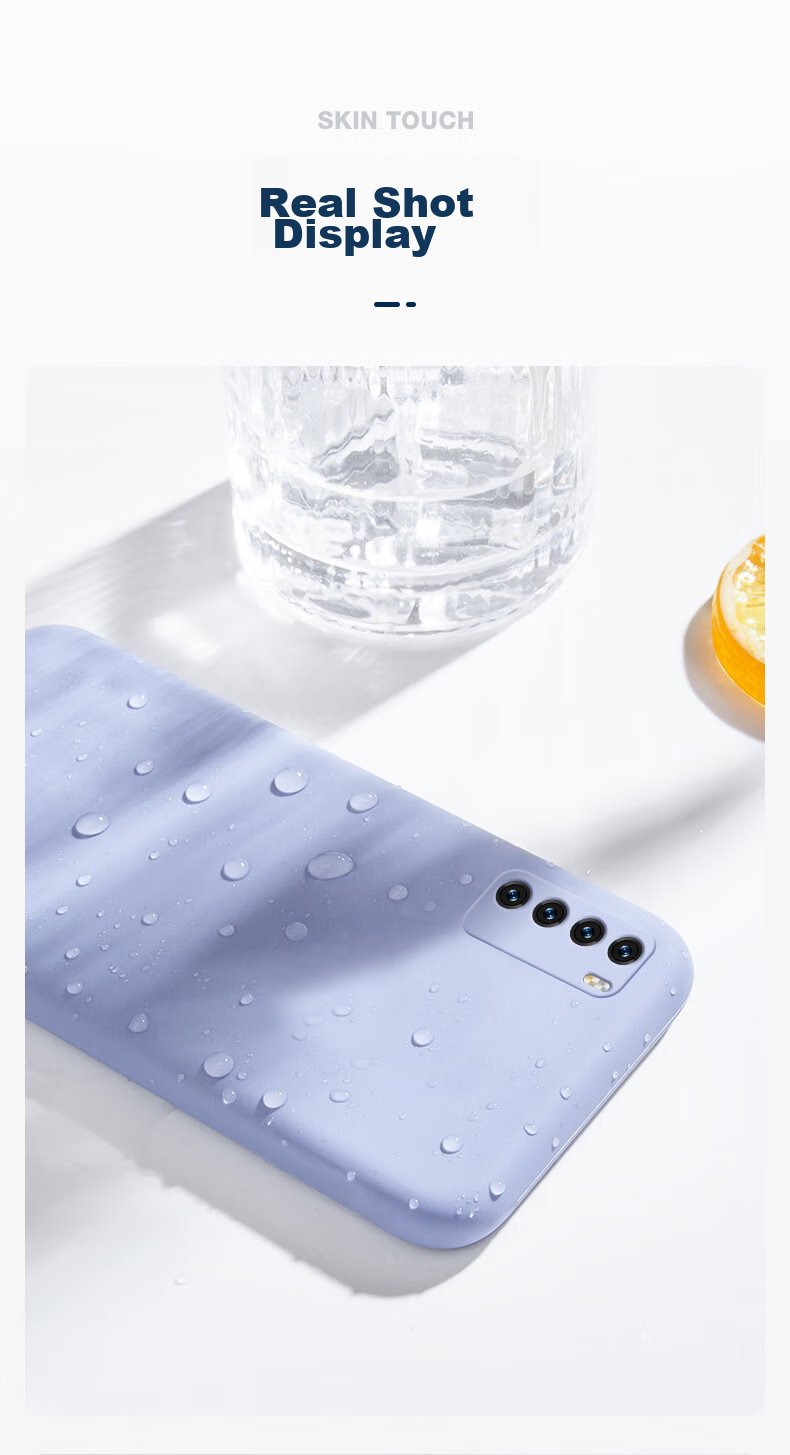 Чехол для Huawei Nova 7 KEKLLE, противоударный, силиконовый, черный