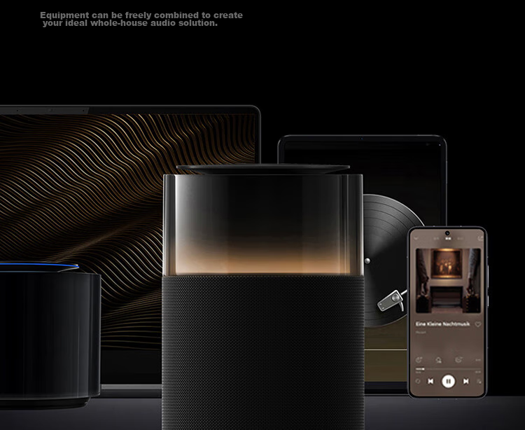 Умная колонка MI Sound Pro с голосовым помощником Xiao Ai, 7-динамиковая флагманская акустика, 40 Вт мощный бас, высокая точность, для дома, подарок
