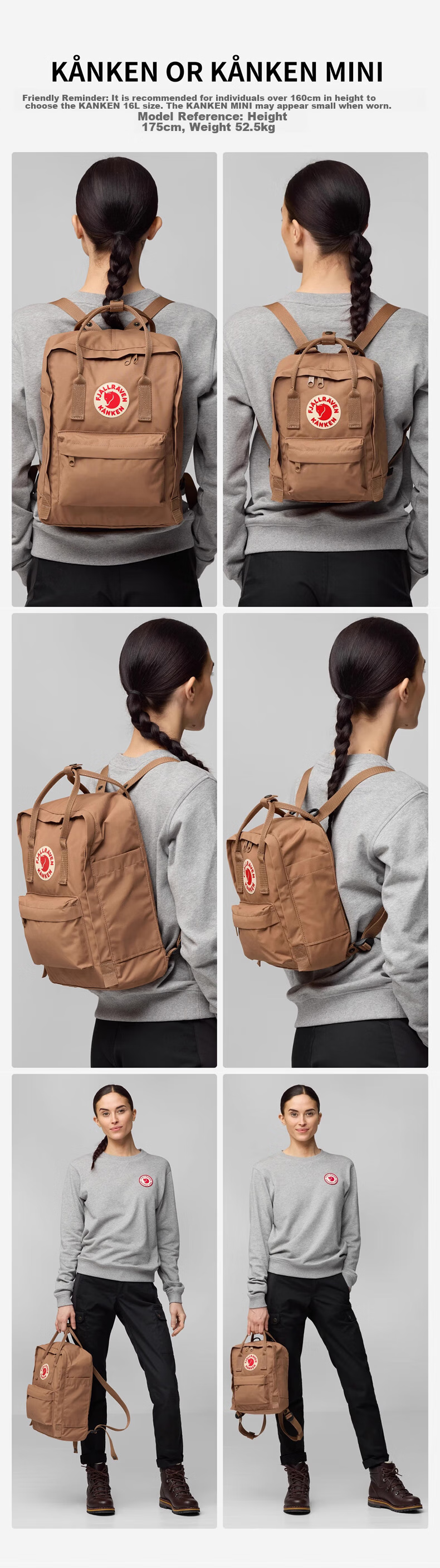 Рюкзак Fjallraven Kanken Mini, женский, унисекс, 7л, лавандовый