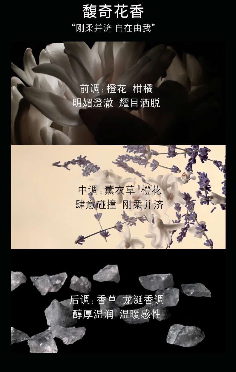 beauty notes女士香水小样礼盒黑鸦片自由之水反转巴黎情人节生日礼物送女友生