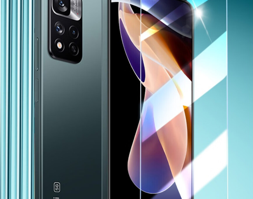 Защитное стекло для экрана ESCAPE для Xiaomi Redmi Note 11 Pro/Pro+, прозрачное, закаленное стекло, защита от царапин