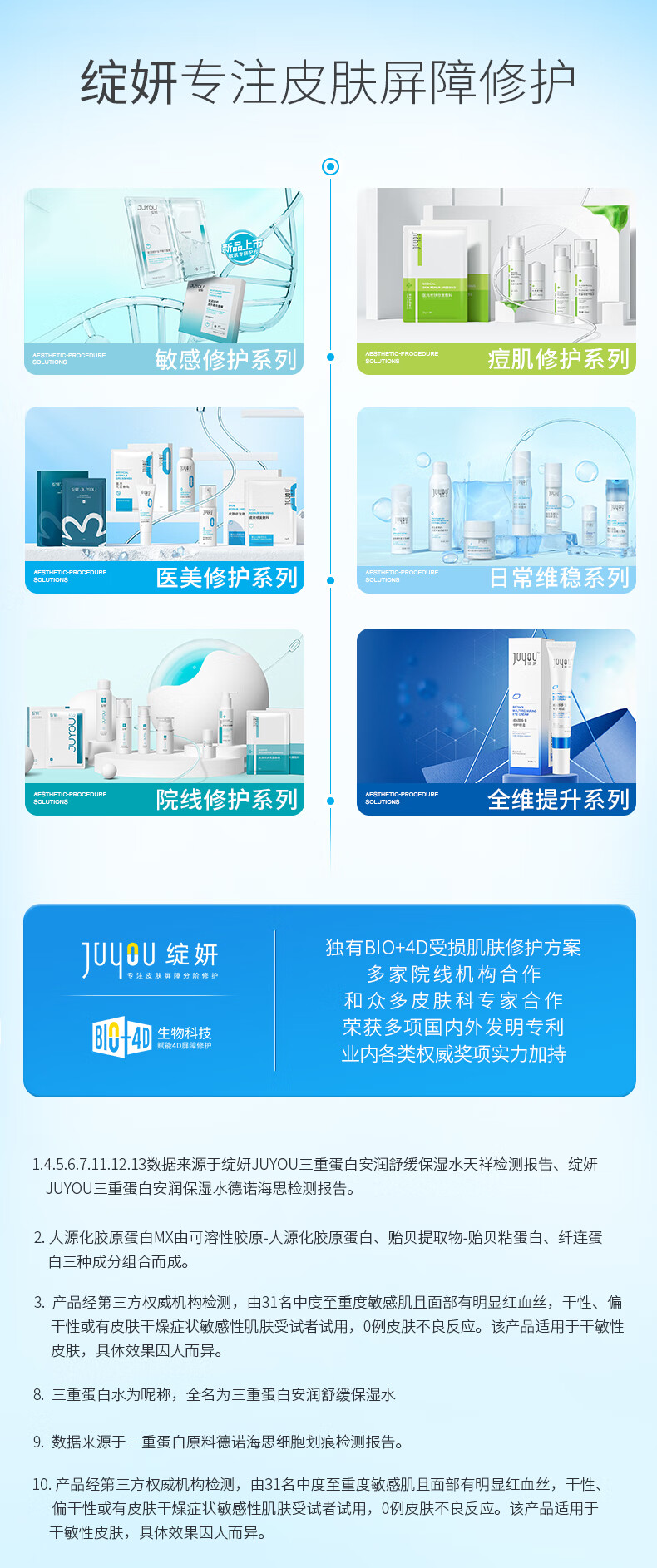 绽妍三重胶原蛋白保湿爽肤水120ml补水修护敏感肌红血丝舒缓护肤