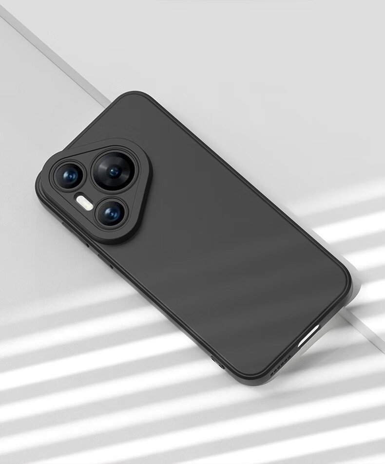 Чехол для Huawei Pura70 Pro/70 Pro+ HOLDZU Angel Eyes, ультратонкий, матовый, силиконовый, защита от падений и царапин, черный