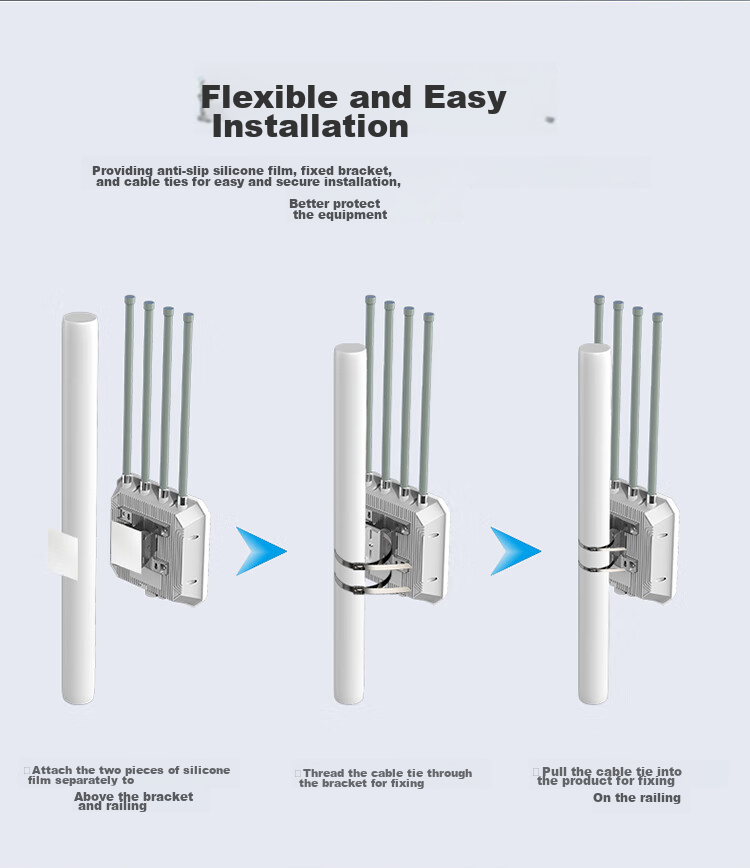 Wavlink AERIAL HD9 AX3000 WiFi 6 уличный маршрутизатор, двухдиапазонный беспроводной мост высокой мощности, всенаправленное покрытие, базовая станция WiFi для наружного видеотрансляции и сетевых зон
