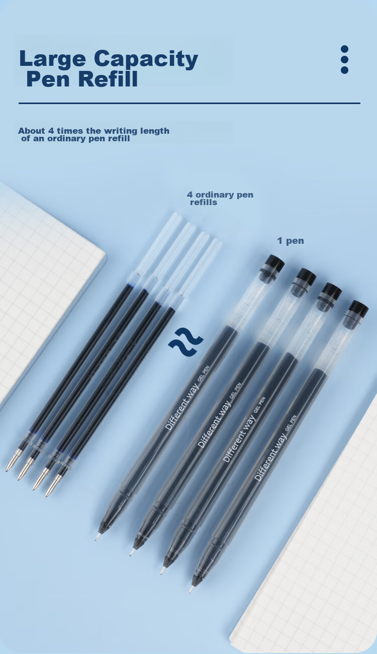 Ручка TRUECOLOR GP118, 0.5 мм, черная, набор 12 шт., для экзаменов, офиса, бизнеса