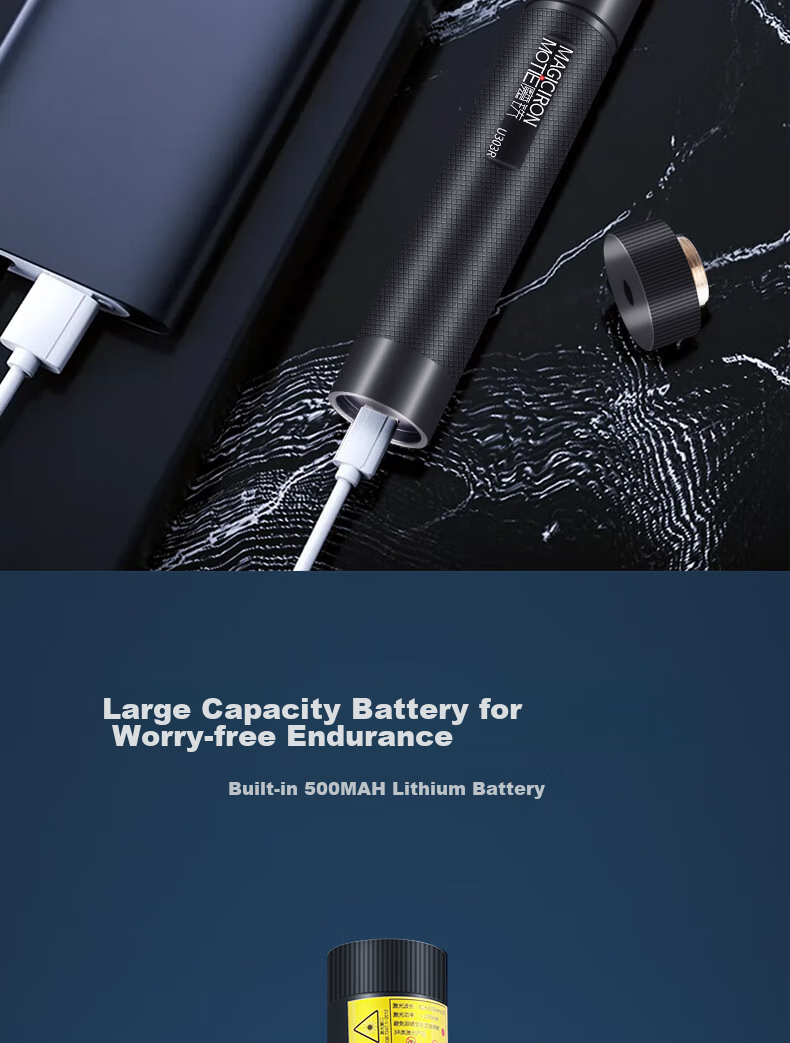Лазерная указка MOTIE U303R, мощный красный луч, для песочницы, уличная, с индикатором, перезаряжаемая
