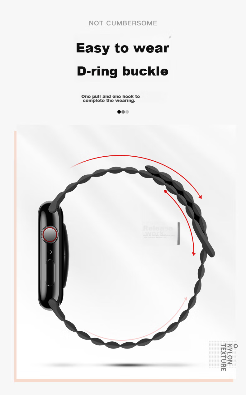Ремешок для часов Weiqiantu, совместимый с Huawei FIT4pro/FIT4/FIT3, официальный стиль, плетеный нейлоновый ремешок с липучкой, зеленый
