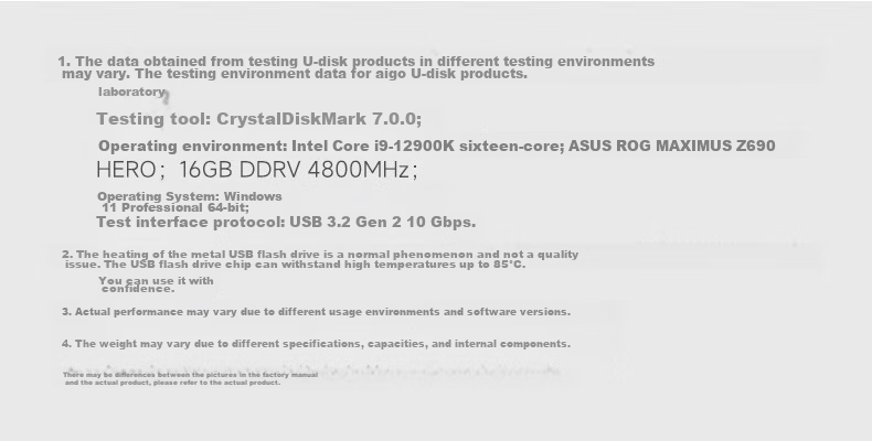 USB-накопитель Aigo U315, 128 ГБ, USB 3.2 Gen 1, металлический корпус, серебристый