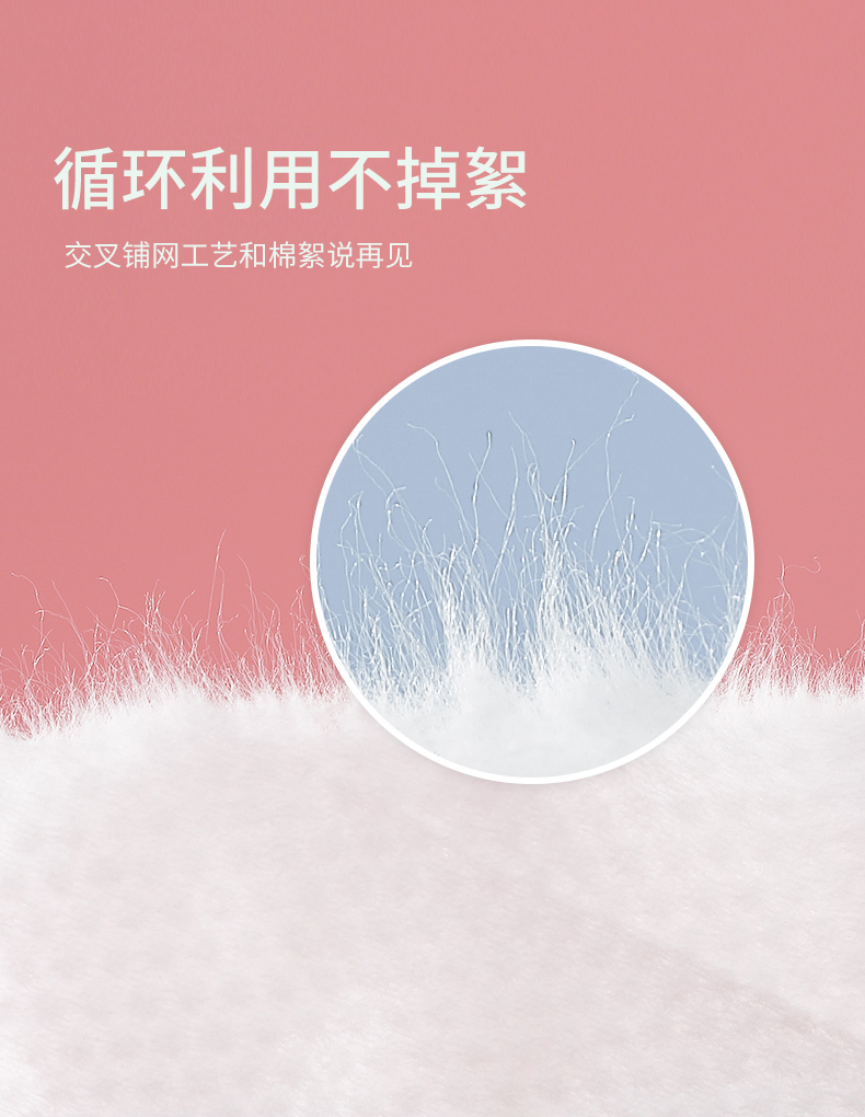 萌享（MengXiang）一次性洗脸巾亲肤棉柔加厚珍珠纹美容化妆棉洁面巾干湿两用便携50张一卷