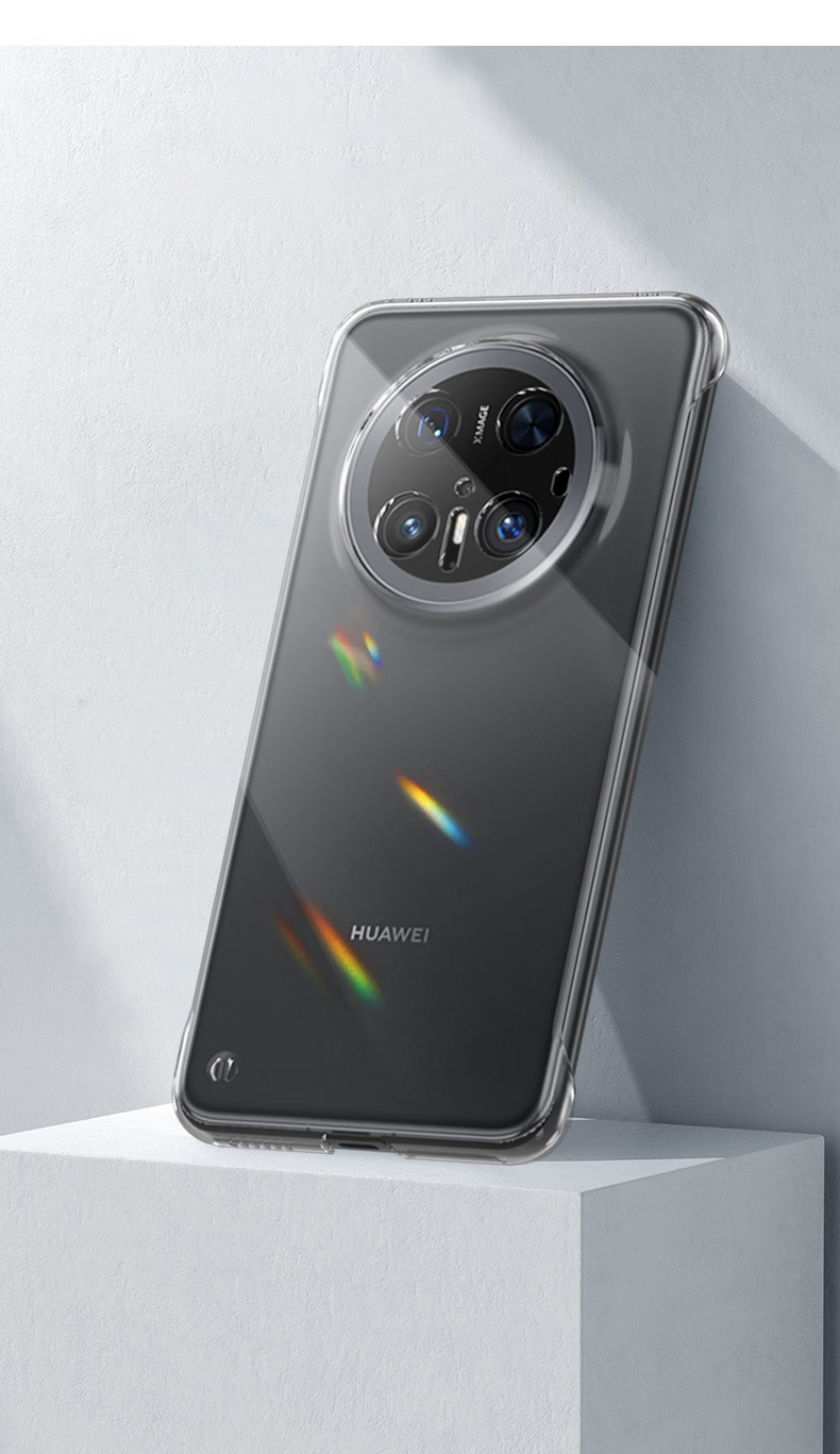 Чехол для телефона Sidefu для Huawei Mate 70 Pro/Pro+, полупрозрачный, защитный, премиум, жесткий, для мужчин и женщин, цвет "Ледяной кристалл"