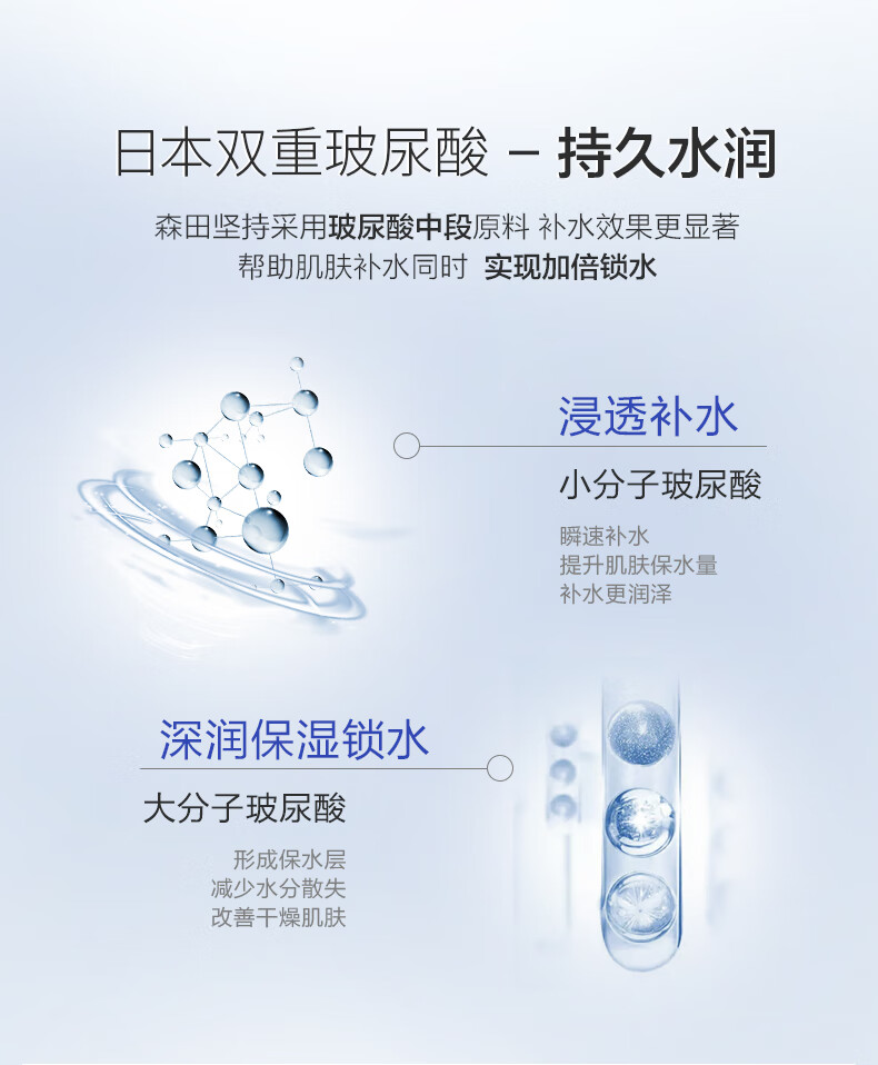 森田药妆（DR.MORITA）冰河醣蛋白高保湿面霜90g 补水面霜 保湿面霜 滋润修护 护肤礼物