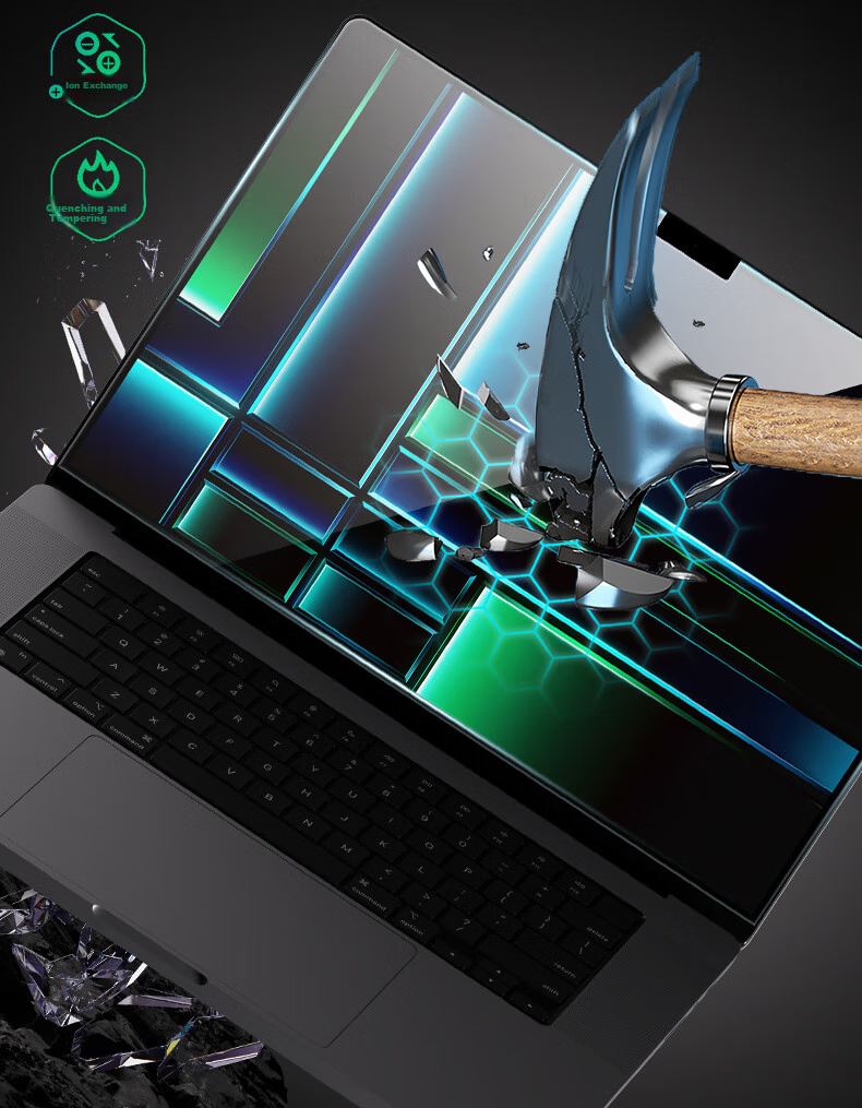 Защитная пленка DiYiGongFang для Apple MacBook Air 13 M4/M3/M2 A2681/A3113, ультра-прозрачная, 13.6-дюймовая