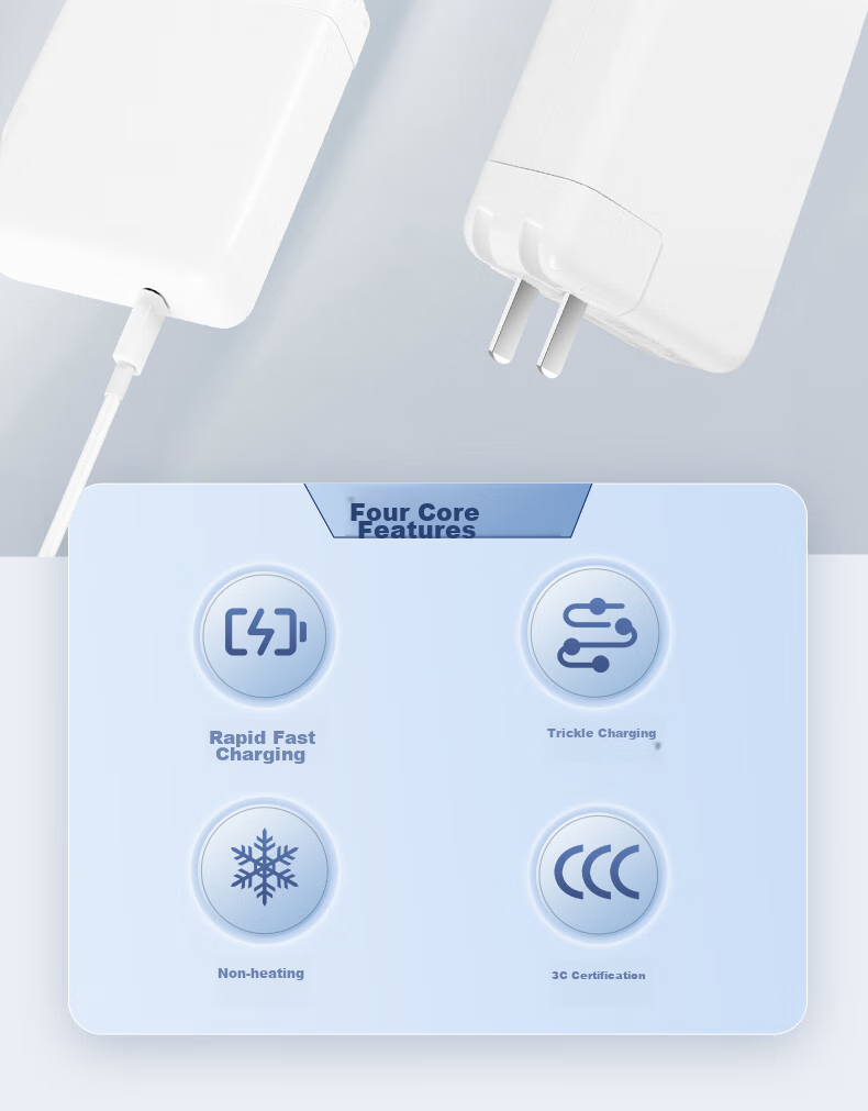 Зарядное устройство mryc для Apple MacBook Pro/Air, 140W, Type-C to MagSafe 3, USB-C кабель 2 метра