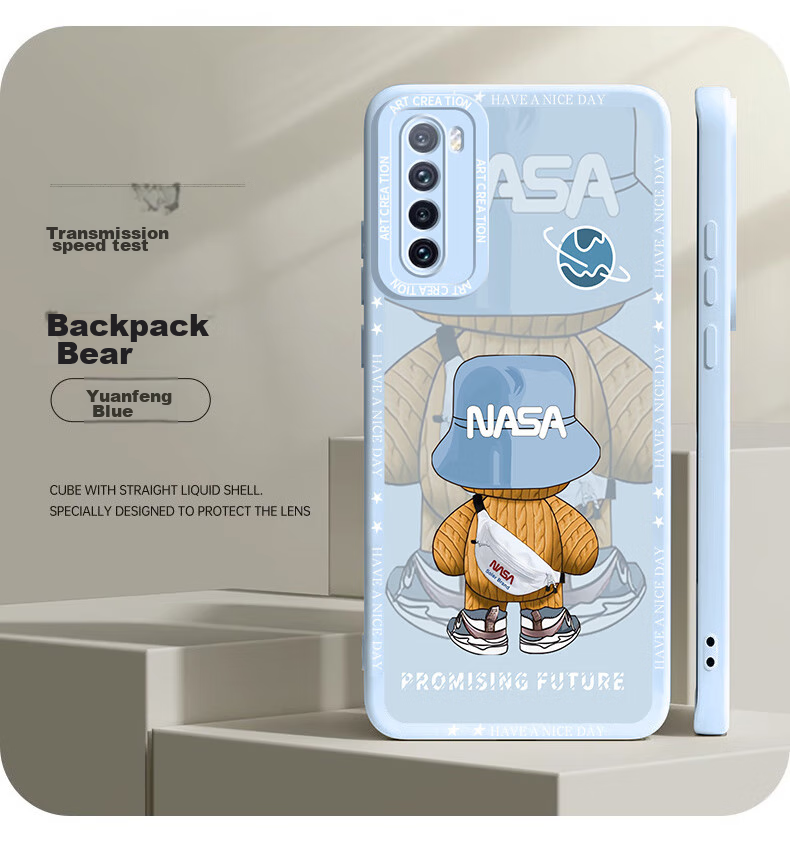 Чехол NEYAA для Huawei Nova 7, силиконовый, противоударный, ультратонкий, с защитой всего объектива, креативный, с мультяшным принтом, простой, модный, мягкий, графитовый черный