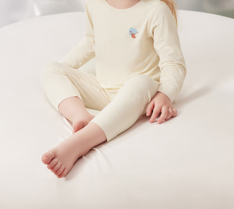 Комплект детской одежды Babycare Camellia, весна-осень, модал, тонкая пижама, домашний костюм, цвет "Садовый розовый", размер 110