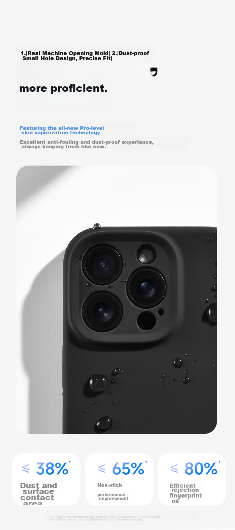 DIVI Чехол-накладка из жидкого силикона для Apple iPhone 15, черный