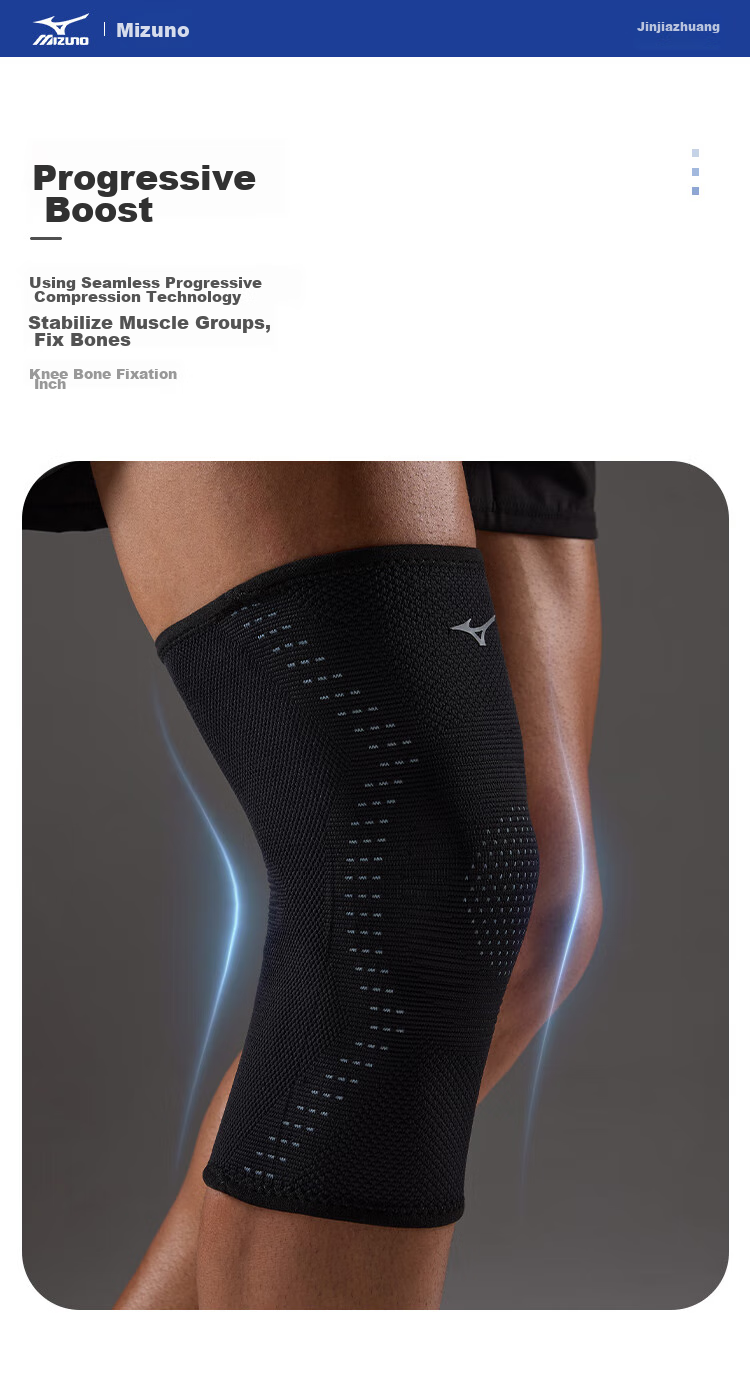 MIZUNO Наколенники для спорта, бега, туризма, при травмах мениска, для мужчин и женщин, специализированы для баскетбола, бадминтона, при синовите, размер XL, 2 шт.