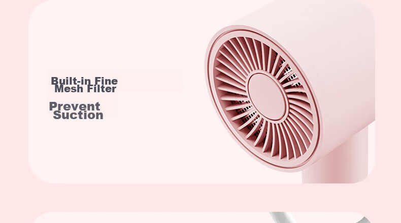 Фен AUX AH7008S, 800 Вт, синий ион, защита волос, низкое энергопотребление, для общежития, подарок