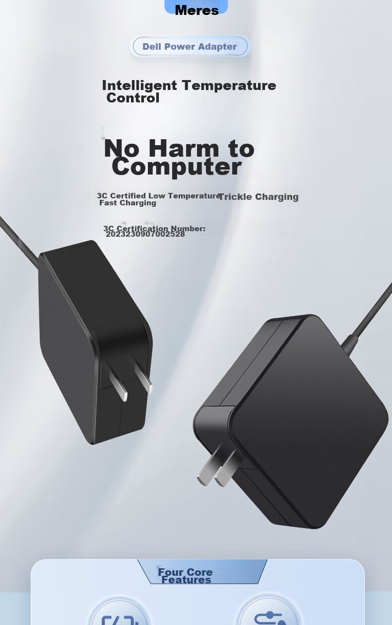 Зарядное устройство Mryc для ноутбука Dell, адаптер питания Type-C 90 Вт, 20 В 4.5 А, для Dell Precision M5510 XPS15-9550