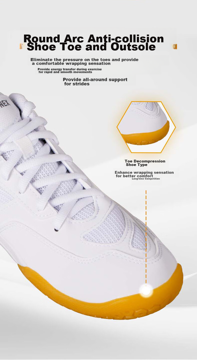 Кроссовки для бадминтона YONEX SHB220CR, износостойкие, амортизирующие, нескользящие, удобные, для соревнований и тренировок, белый и серебристый, размер 41