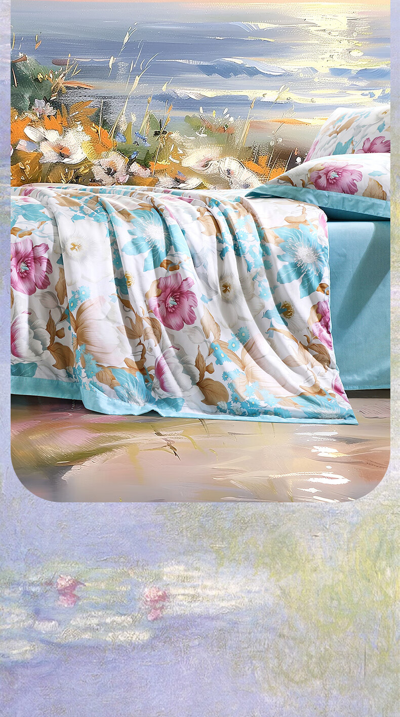 Комплект постельного белья FUANNA, 100% хлопок, размер King, 230*229 см, "Няньхуа"