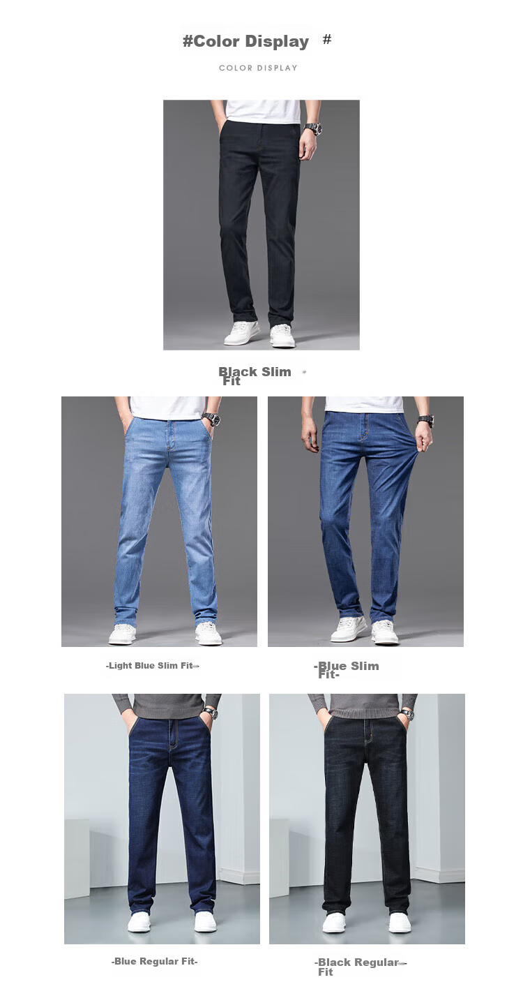 Мужские джинсы JEANSWEST, модель 2025 Autumn, из тонкого ледяного шелка, свободного прямого кроя, универсальные повседневные брюки, светло-голубые, размер 34