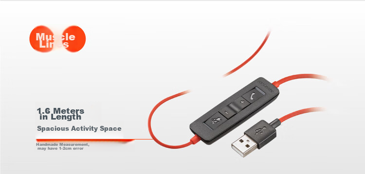 Гарнитура PLANTRONICS polyC3210USB-C/A, односторонняя, с двойным интерфейсом, для колл-центров, офисная, подключается напрямую к компьютерам с встроенным управлением