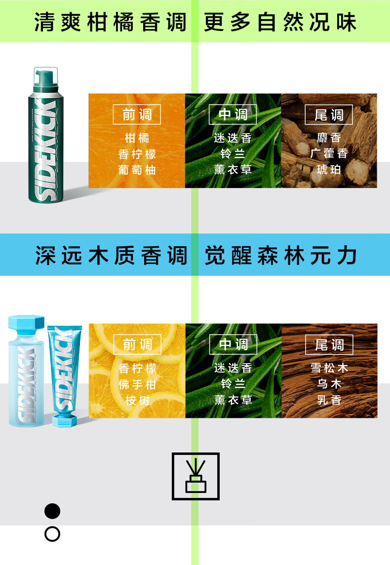侍刻（SIDEKICK）资生堂集团净油锁水三件套旅行装(净油棒40g+水30ml+乳5g)
