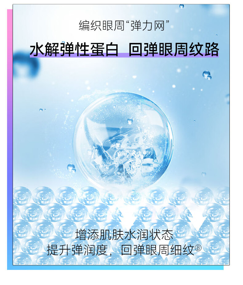可贝尔（COBOR）双蛋白水晶眼贴膜 淡化细纹黑眼圈眼袋眼膜贴男女士月牙款 10对