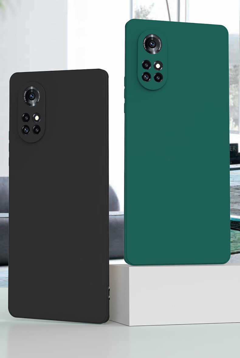 Чехол HotFire для Huawei Nova 8, Honor V40 Light Luxury Edition, противоударный силиконовый с защитой камеры, простой стиль, черный