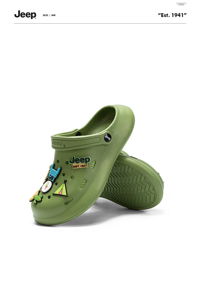 韓国大人気 ★ JEEP Family Slippers Jeep platform Crocs women's home indoor slippers couple