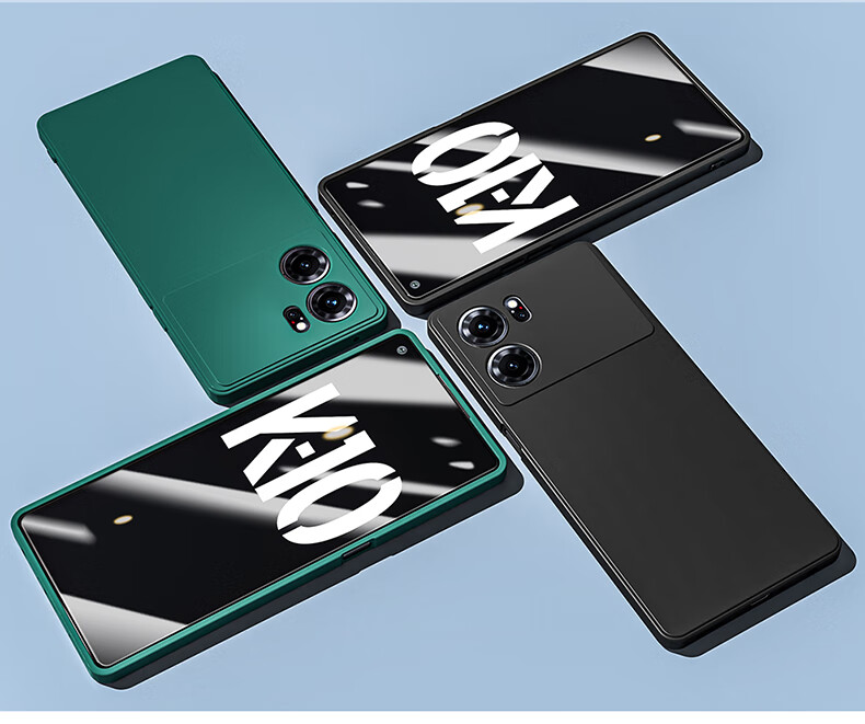 Чехол HotFire для OPPO K10, противоударный силиконовый с полной защитой объектива, черный
