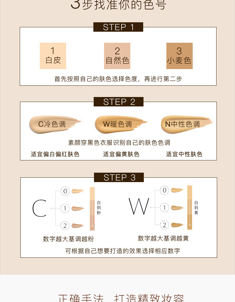 雅诗兰黛（Estee Lauder）新沁水粉底液61# 冷象牙白(1C0) 30ml 节日礼物 送女生-