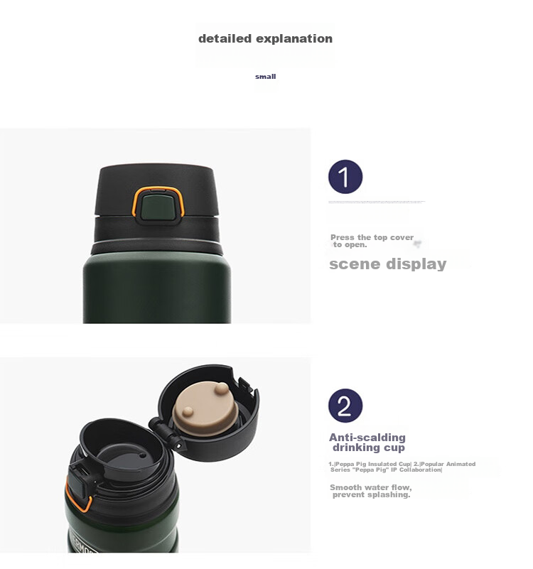 Термос THERMOS TSK2700S Atlantic Blue, 780 мл, синий