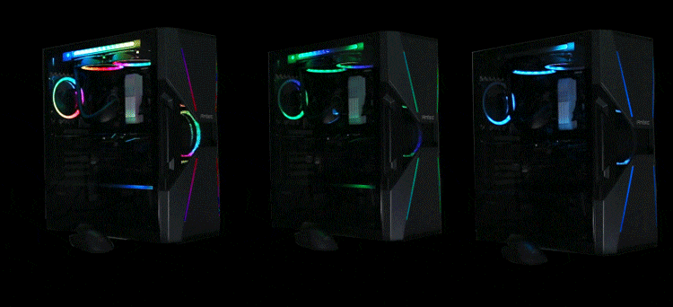 安钛克（Antec）暗黑系-复仇者X（DA601） 中塔钢化玻璃侧透 配赠幻彩ARGB风扇 360水冷电脑游戏机箱