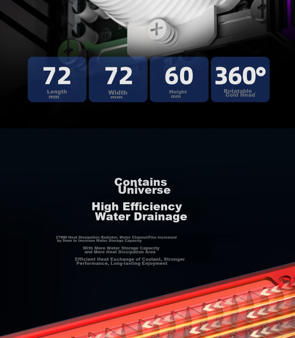 Компьютерный кулер ID-COOLING Frost Kingdom 240 ARGB White, жидкостное охлаждение, для процессора, белый
