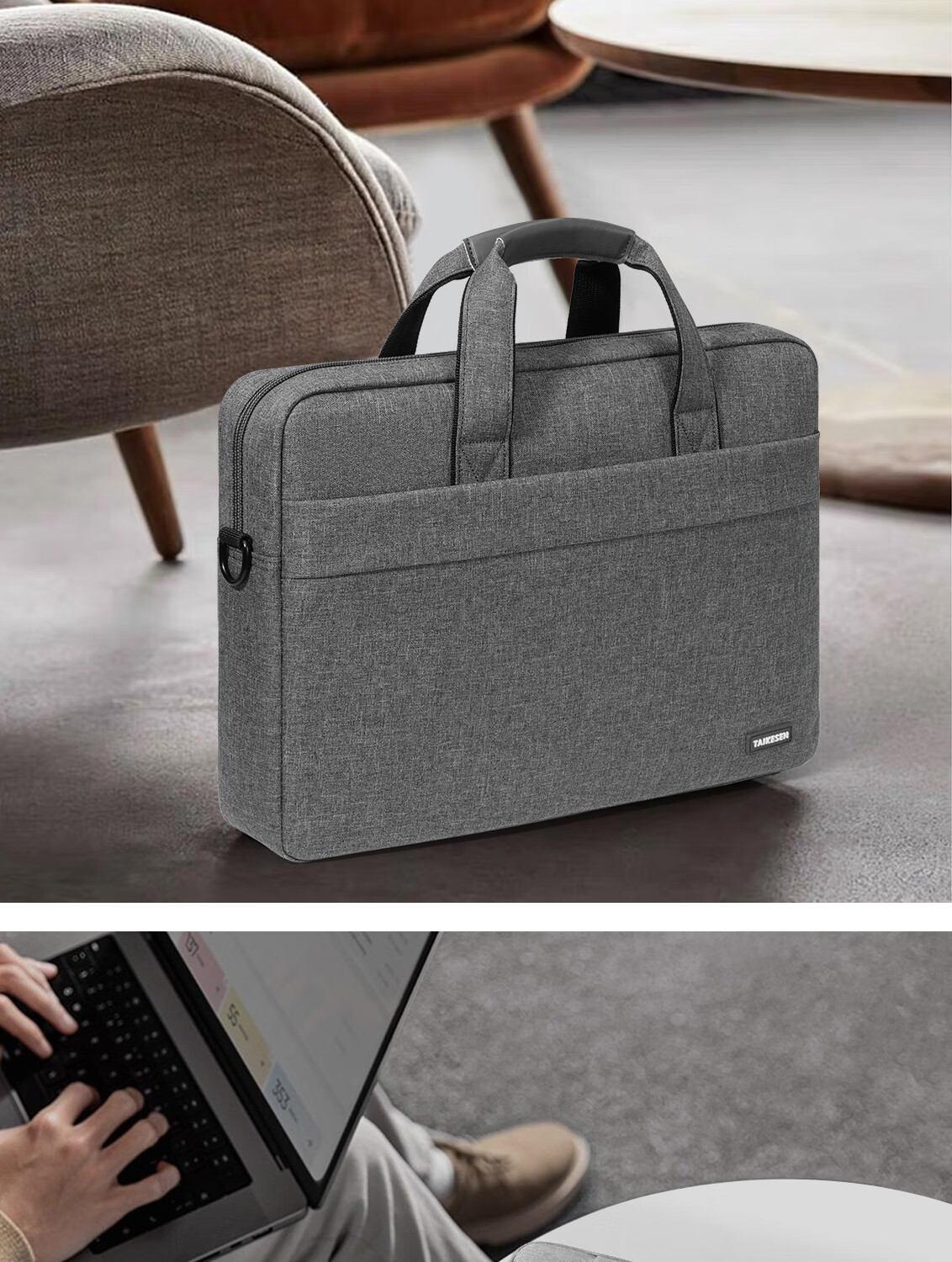 Сумка для ноутбука Taikesen, унисекс, для Lenovo, Huawei, Apple, 16 дюймов, деловая, для работы