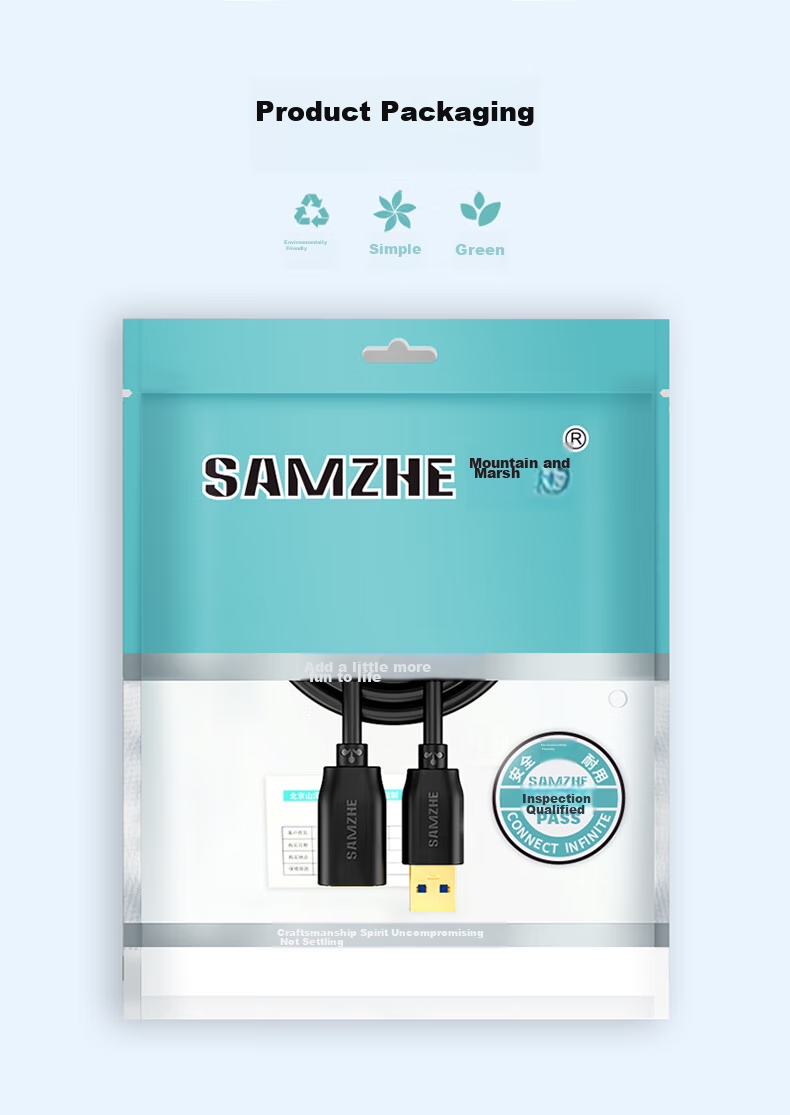 Кабель-удлинитель SAMZHE USB 3.0, 3 метра, штекер-гнездо, для подключения к телевизору, USB-накопителю, мыши, клавиатуре, жесткому диску компьютера, адаптер-разветвитель UK-030