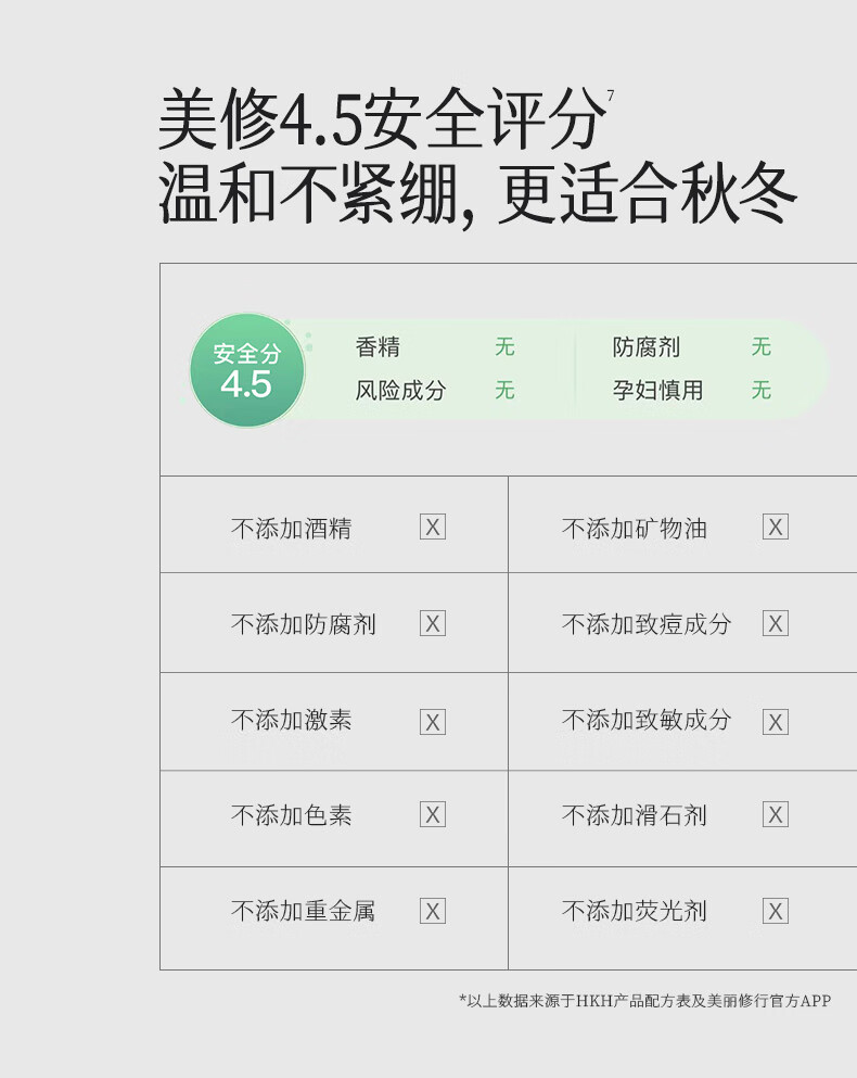 HKH小金管氨基酸净透洁面乳100g(深层清洁补水保湿男女士护肤洗面奶)