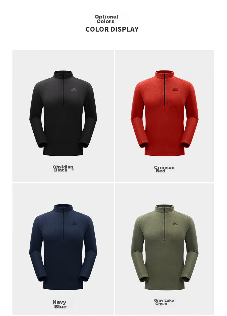 Мужская флисовая куртка Pelliot [P Series] Polartec, утепленная, для активного отдыха, синяя, размер L