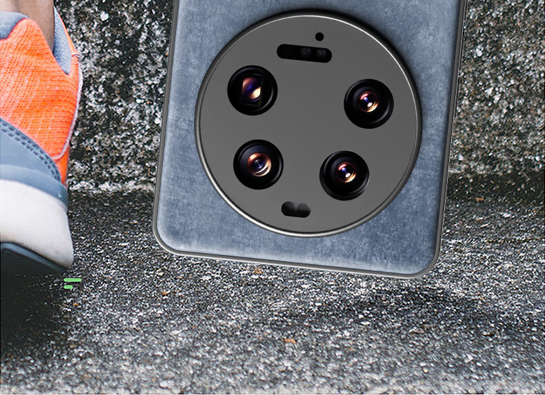 Чехол HotFire для Xiaomi 13 Ultra, кожаный, матовый, с защитой камеры, черный