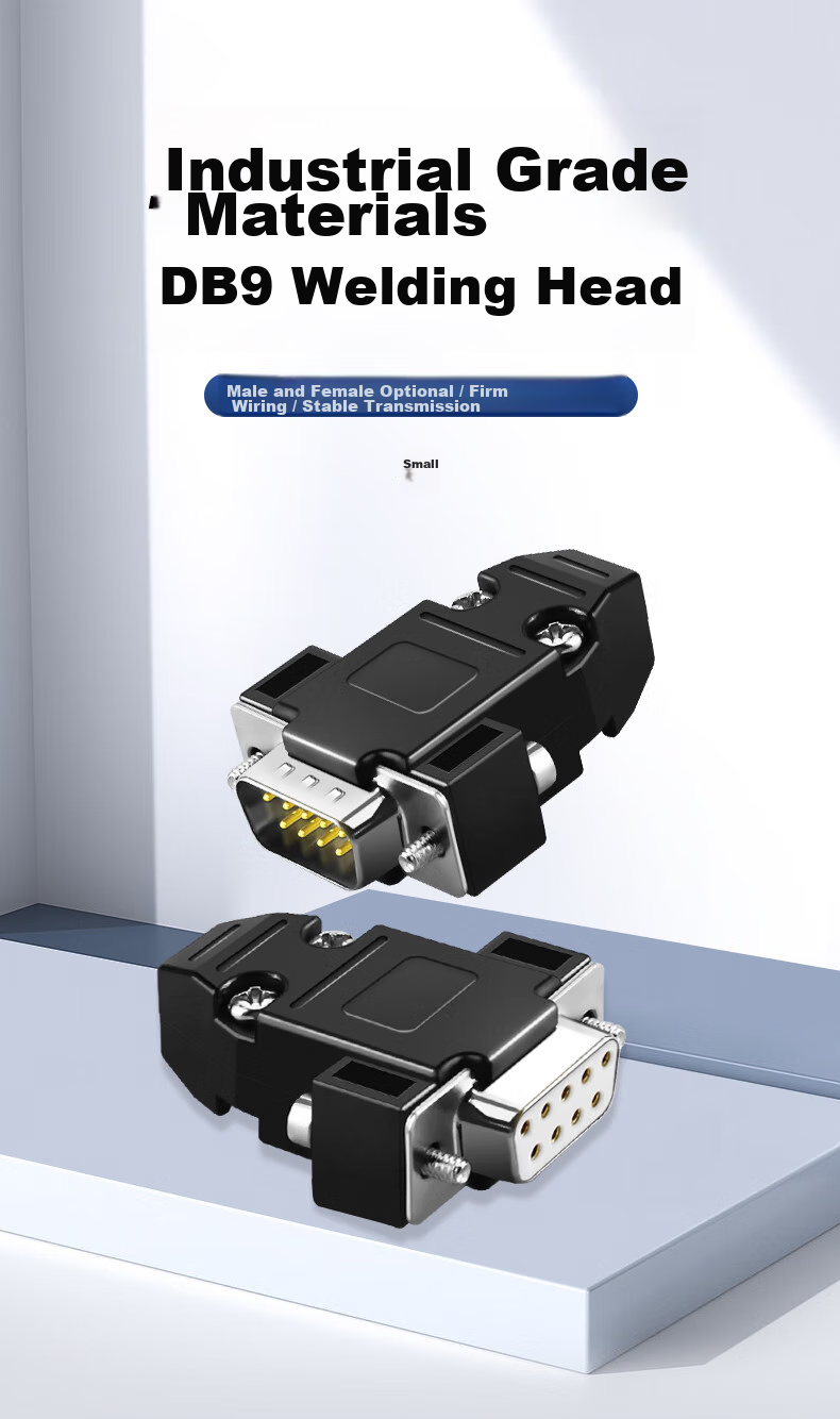 Разъем Beishanque DB9 Solder Female Connector + Housing, 2-pack, RS232