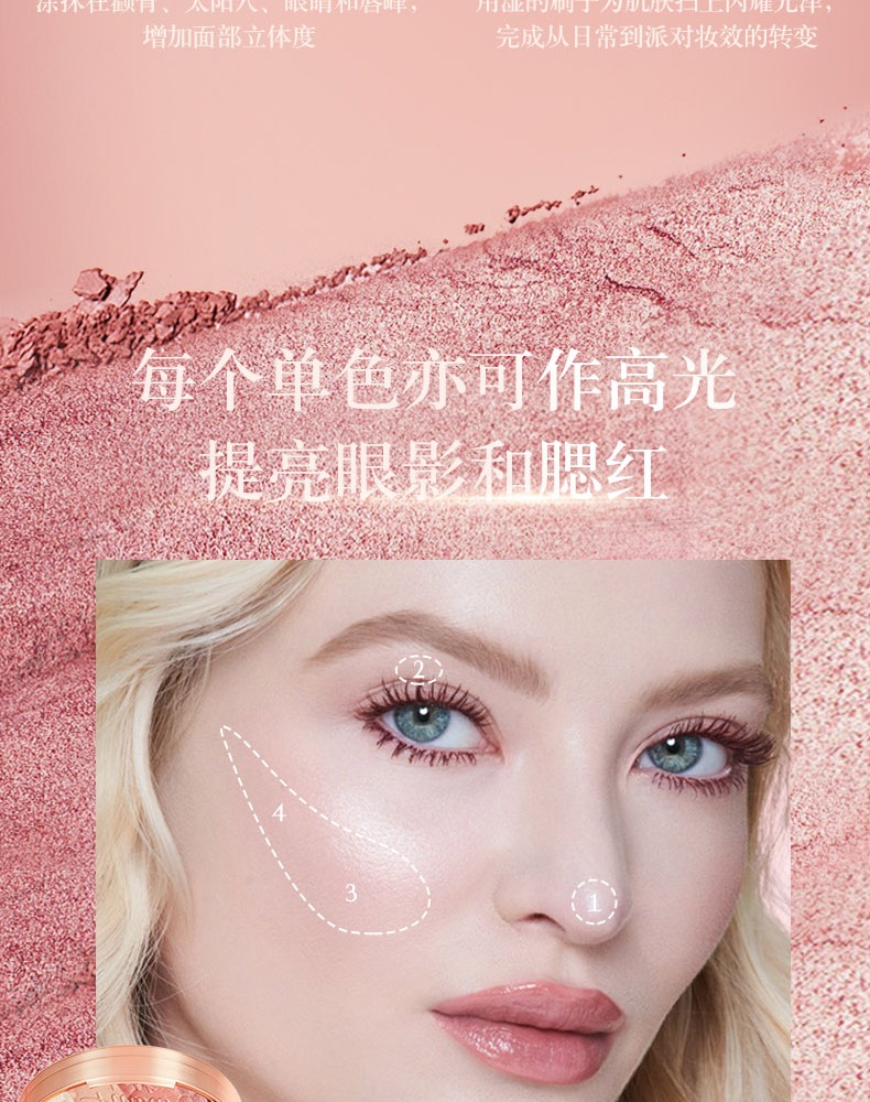 Charlotte Tilbury ct高光 枕边话眼颊高光彩盘 玫瑰金 送女友圣诞礼物