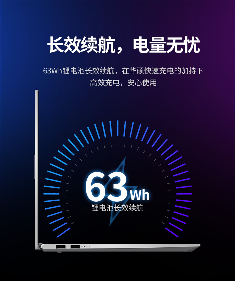 华硕无畏Pro15 酷睿版 OLED屏轻薄高性能办公笔记本电脑(标压i5-11300H 16G 512 100%DCI-P3高色域 600nit)蓝