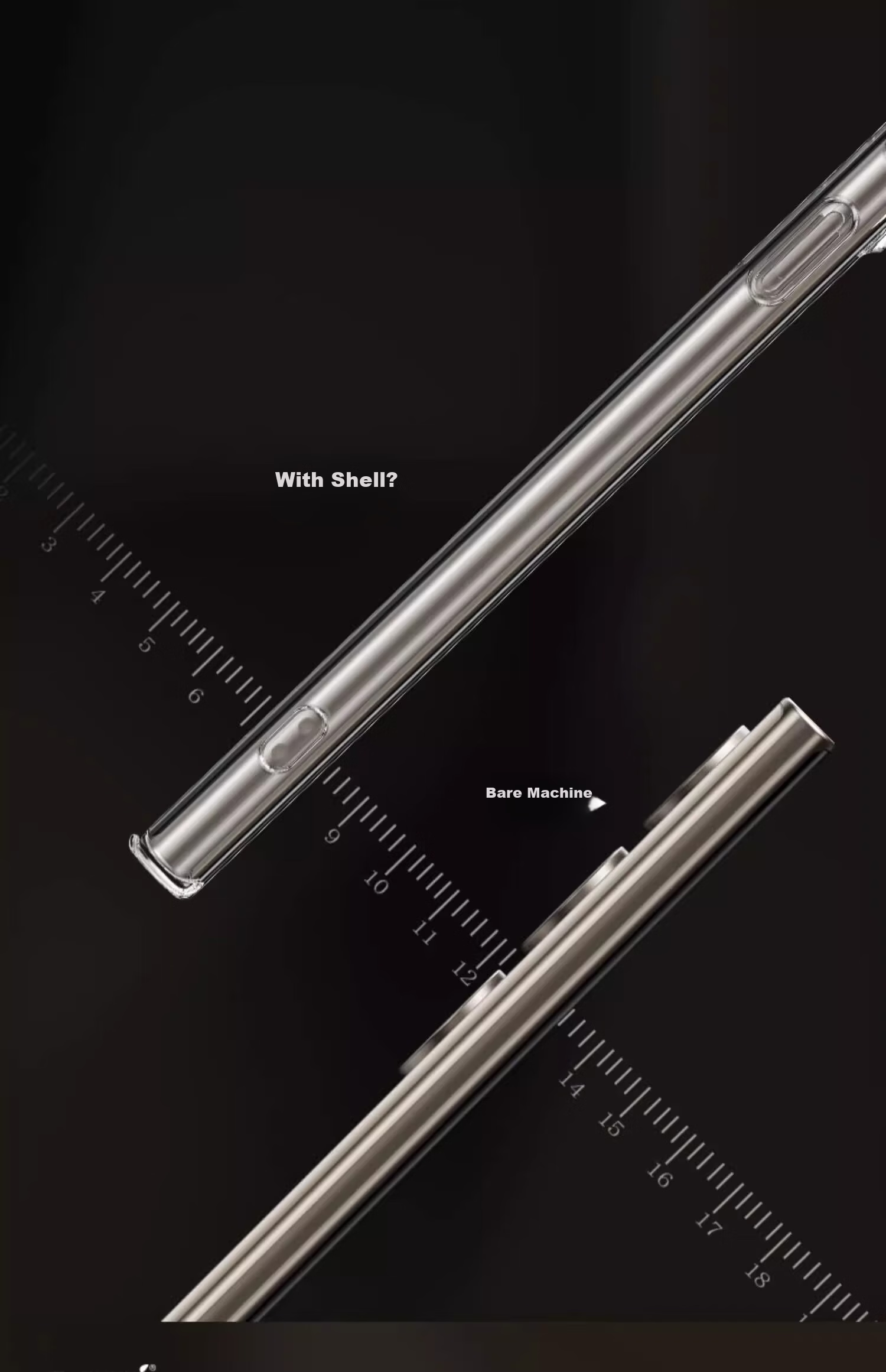 Чехол для Samsung S23 Ultra POZZO, полностью прозрачный, ультратонкий, противоударный, защита от отпечатков пальцев